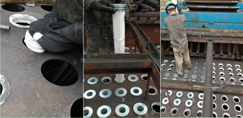 布袋除塵器升級改造褶皺式除塵濾袋