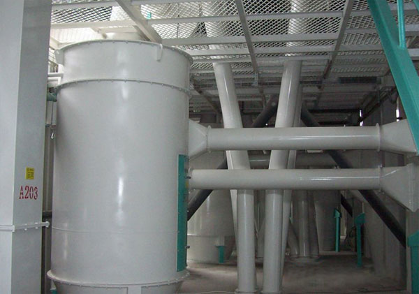 天津王經(jīng)理定購的面粉廠旋風(fēng)除塵器、布袋除塵器已發(fā)貨